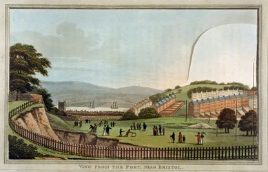 Vue depuis le Fort, près de Bristol, de 